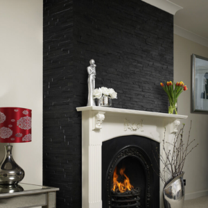 Split Face Slate Black Cladding